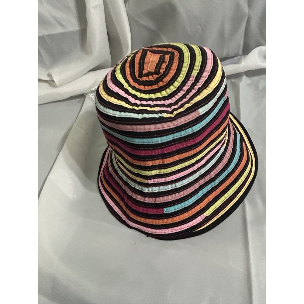 Sun-N-Sand  Woman’s Beach fishing gardening outdoor Rainbow Colors Bucket Hat - Picture 8 of 10
